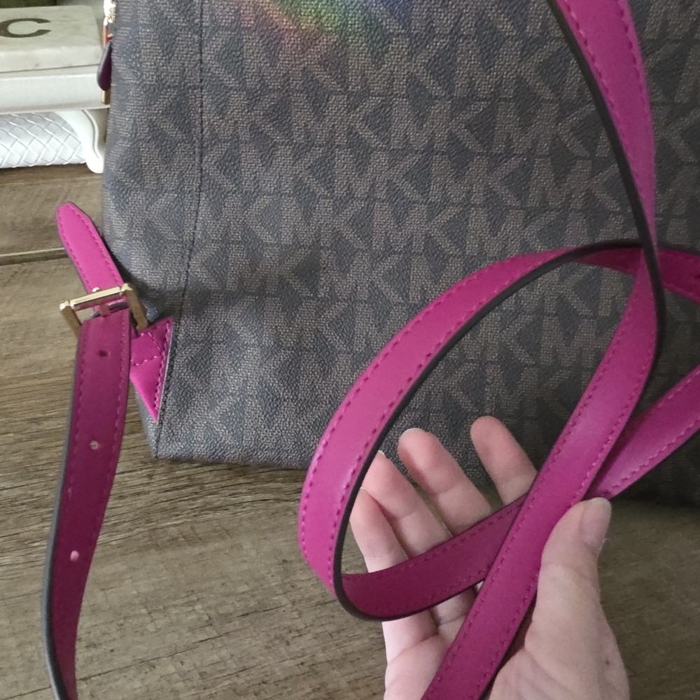 Michael Kors Dallas Medium Slim Backpack MK Signature - Picture 12 of 15